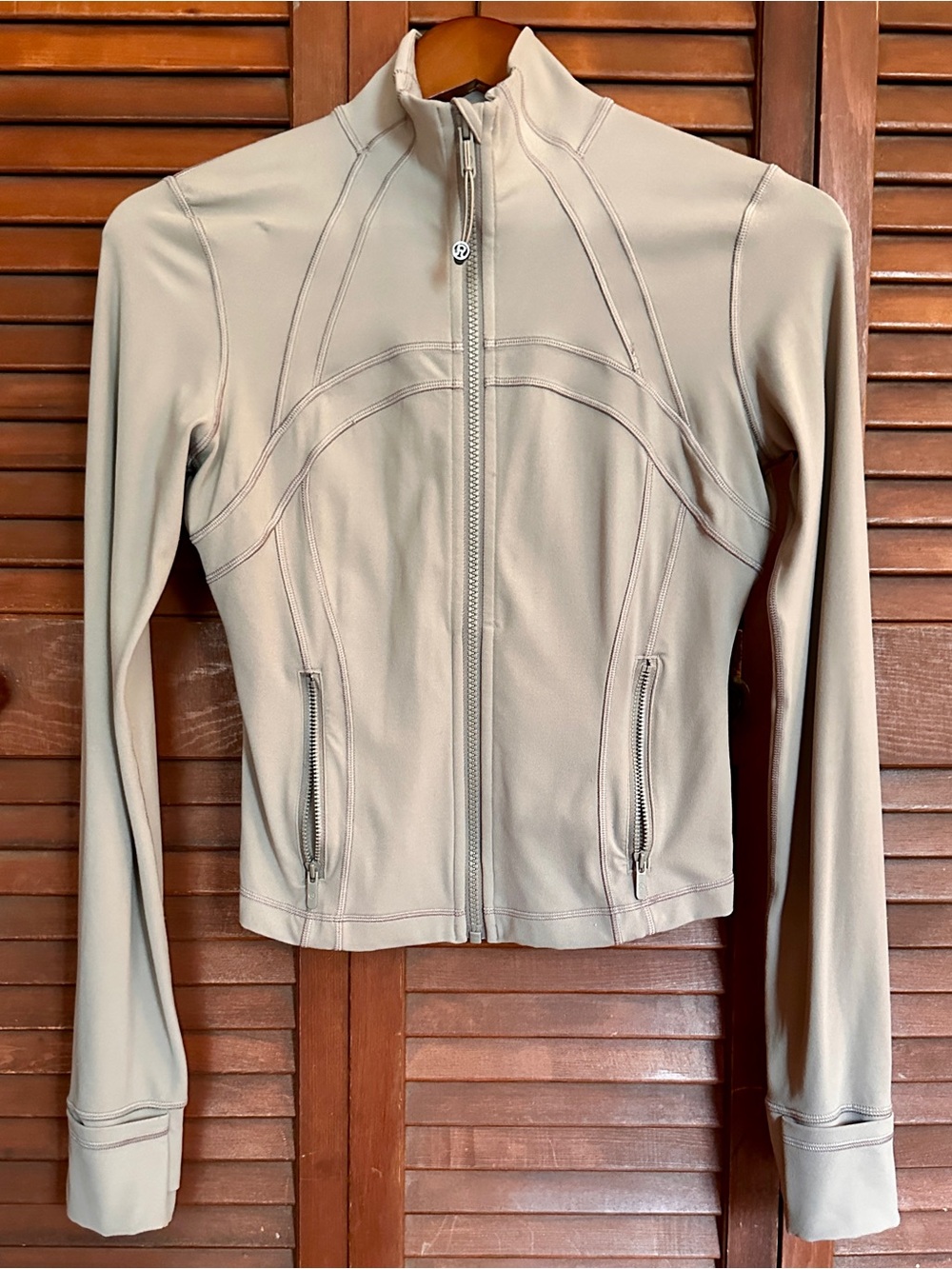 lululemon Define Cropped Jacket *Nulu Warm Ash Gray